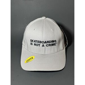 Y2K Independent Truck Company Skateboard Is Not‎ A Crime Hat Youth Size